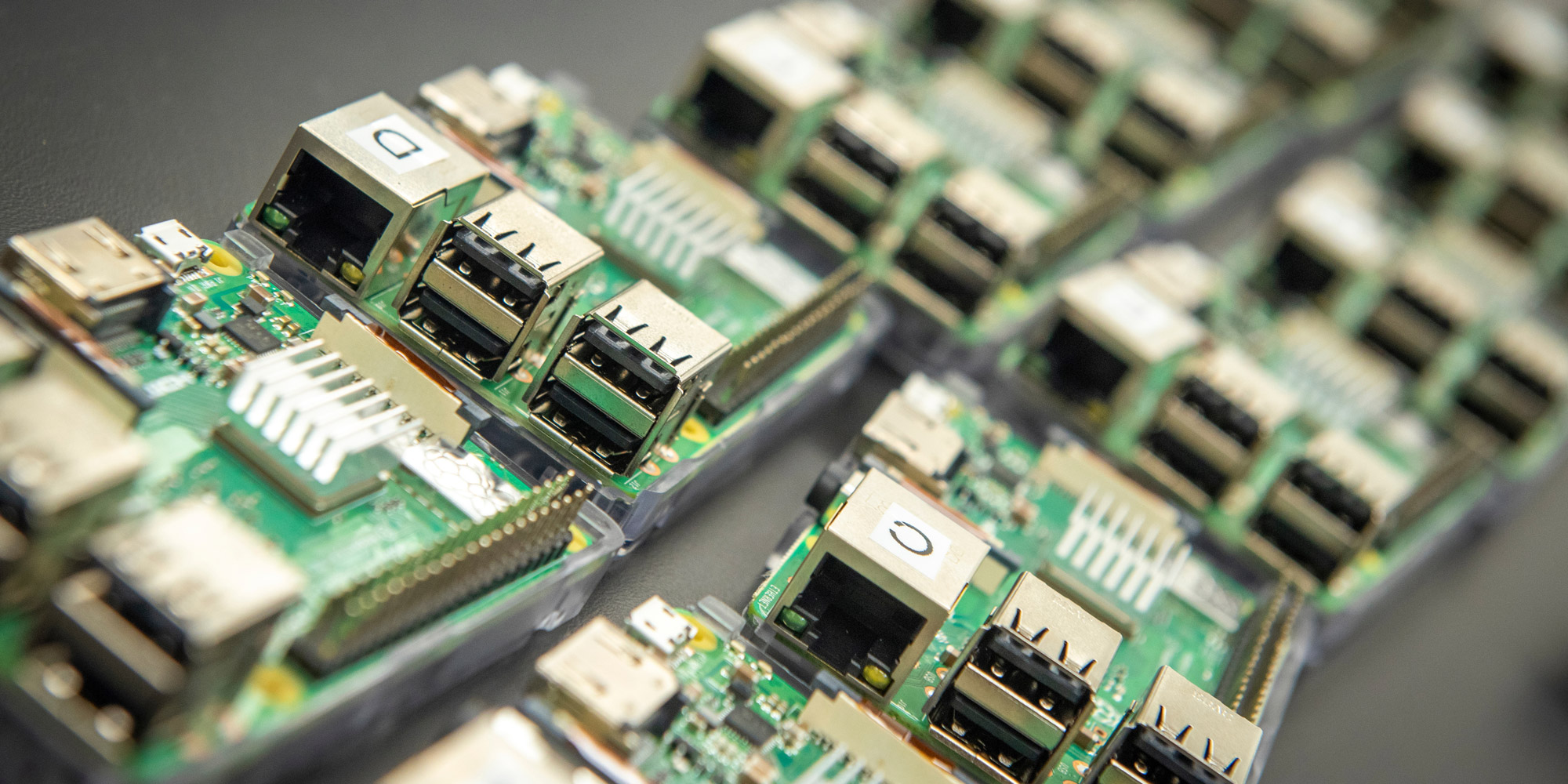 a series of circuit boards