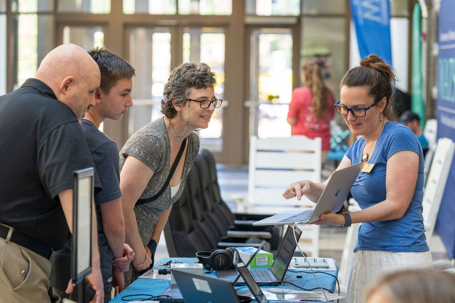 The STEM Learning Cooperative hosted the 2023 NC Science Festival event entitled "Full STEAM Ahead: Science Meets Art For All"